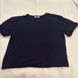 We The Free Black Oversized Short Sleeve Tee